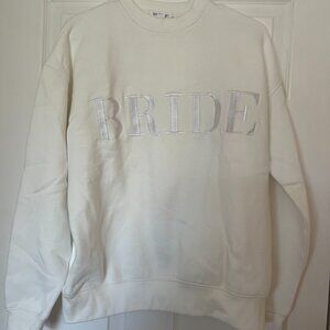 Six Stories Bride Statement Sweatshirt & Shorts Set